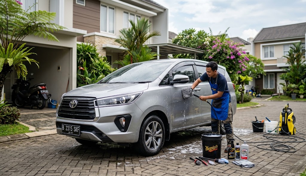 6 Tips Rawat Mobil MPV Sendiri di Rumah, Hemat Biaya