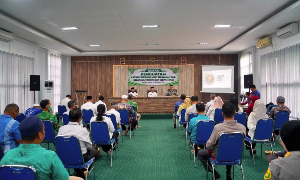 FKUB Halong dan Tebing Tinggi Balangan Diperkuat Lewat Pembekalan Tokoh Lintas Agama