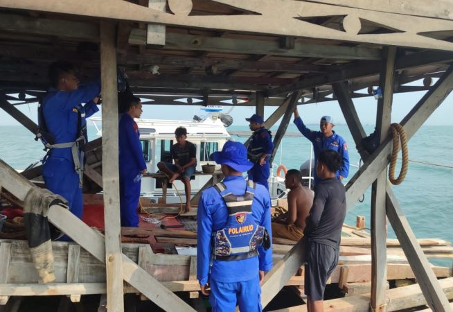 Polres Bangka Barat Sisir Perairan Teluk Kelabat, Tidak Temukan Aktivitas Tambang