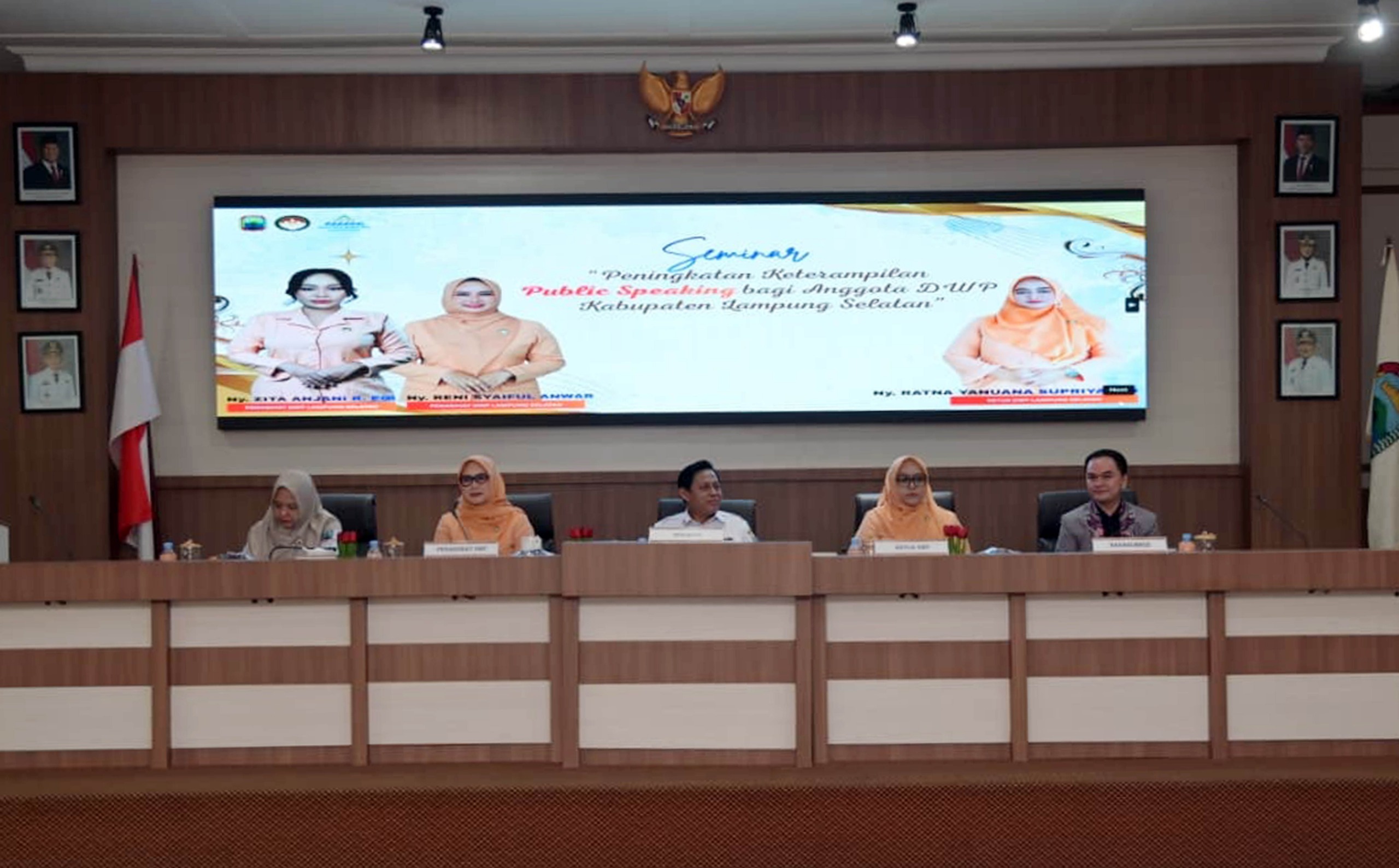 210 Pengurus DWP Lampung Selatan Dikukuhkan, Langsung Dibekali Keterampilan Public Speaking