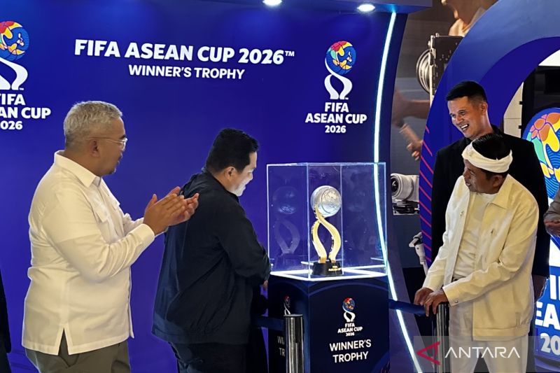 PSSI Pamerkan Trofi FIFA ASEAN Cup 2026 di Bandung Selama Tiga Hari