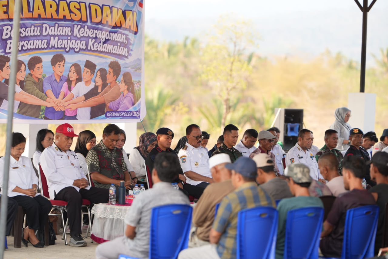 Warga Domato dan Sidangoli Dehe di Halmahera Barat Deklarasi Damai, 200 Personel Pengamanan Segera Ditarik