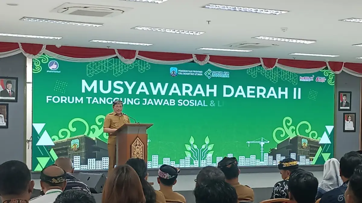 Wagub Kaltara Ingkong Ala Buka Musda II Forum TJSLBU, Dorong Sinergi Badan Usaha Bangun Daerah
