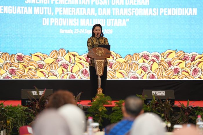 Gubernur Maluku Utara Sherly Laos Evaluasi Kepala Sekolah yang Anggaran BOSP Tak Berbuah Perbaikan Fasilitas