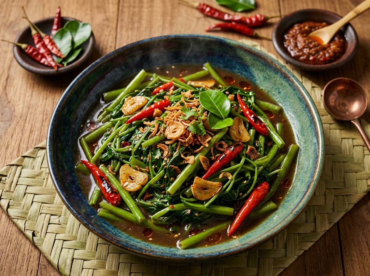 Resep Tumis Kangkung Saus Tiram ala Warteg, Kunci Api Besar agar Tetap Hijau dan Renyah