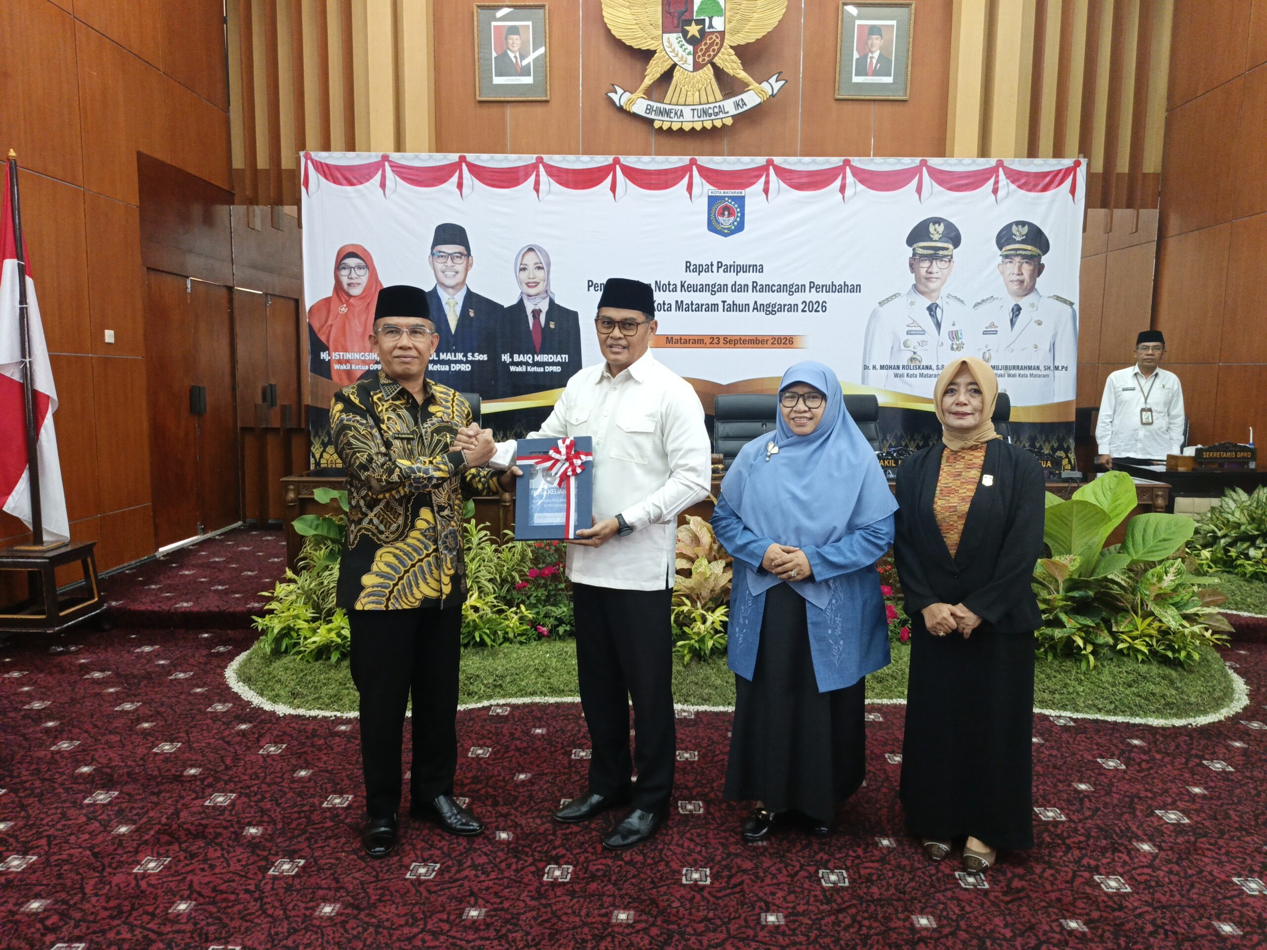 Pemkot Mataram Ajukan Rancangan Perubahan APBD 2026, Belanja Naik Rp 215,75 Miliar