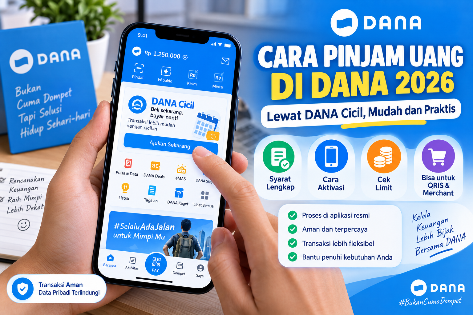 DANA Cicil 2026: Cara Ajukan Pinjaman Lewat DIANA dan Aturan OJK