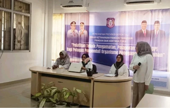 40 Petugas POPT Gorontalo Ikuti Pelatihan Pengamatan Hama dan Dampak Perubahan Iklim 23-25 September 2026