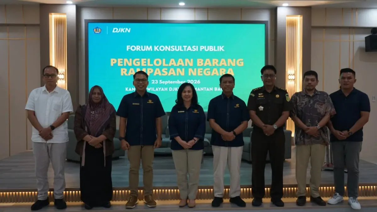 Kanwil DJKN Kalbar Buka Forum Konsultasi Publik, Bahas Lelang Barang Rampasan Negara di Pontianak