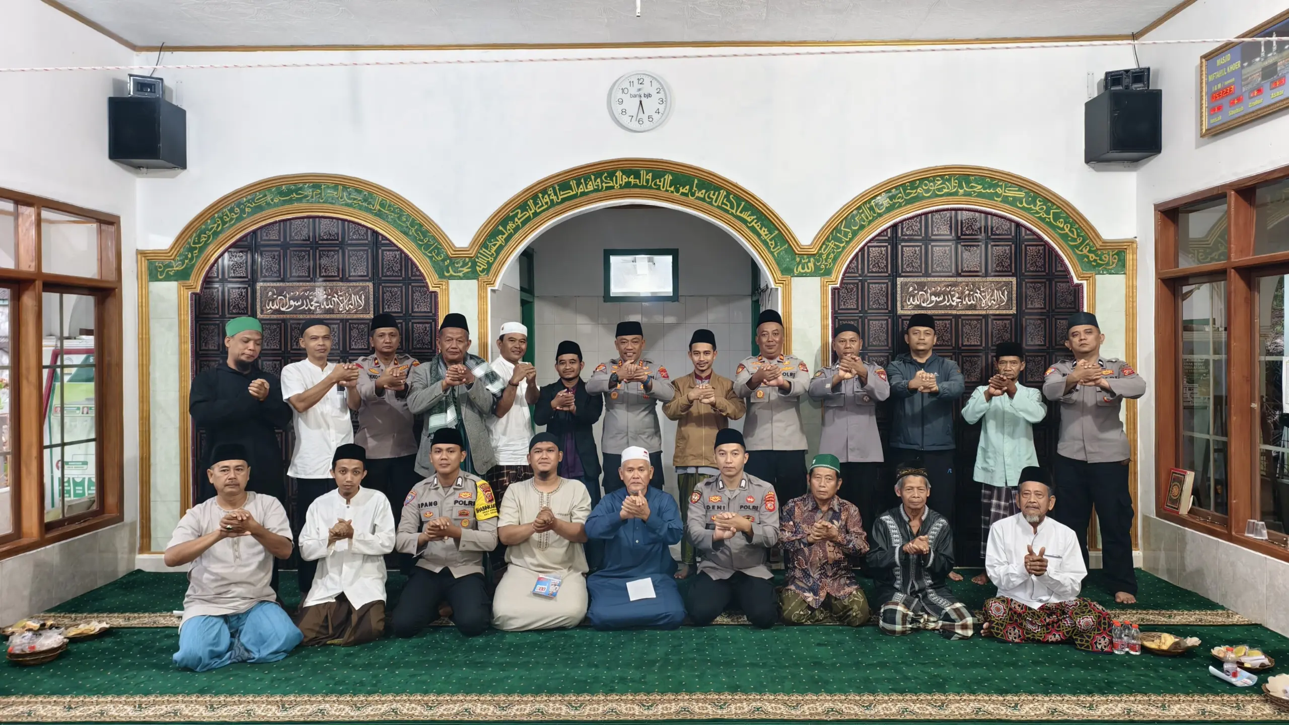 Kapolres Pangandaran Gelar Subuh Keliling di Masjid Sidamulih, Ajak Warga Lapor Lewat 110