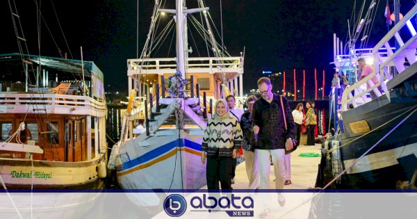 Wagub Sulsel Fatmawati Bahas Rumput Laut hingga Kakao dengan Dubes Swiss di Kapal Phinisi Makassar