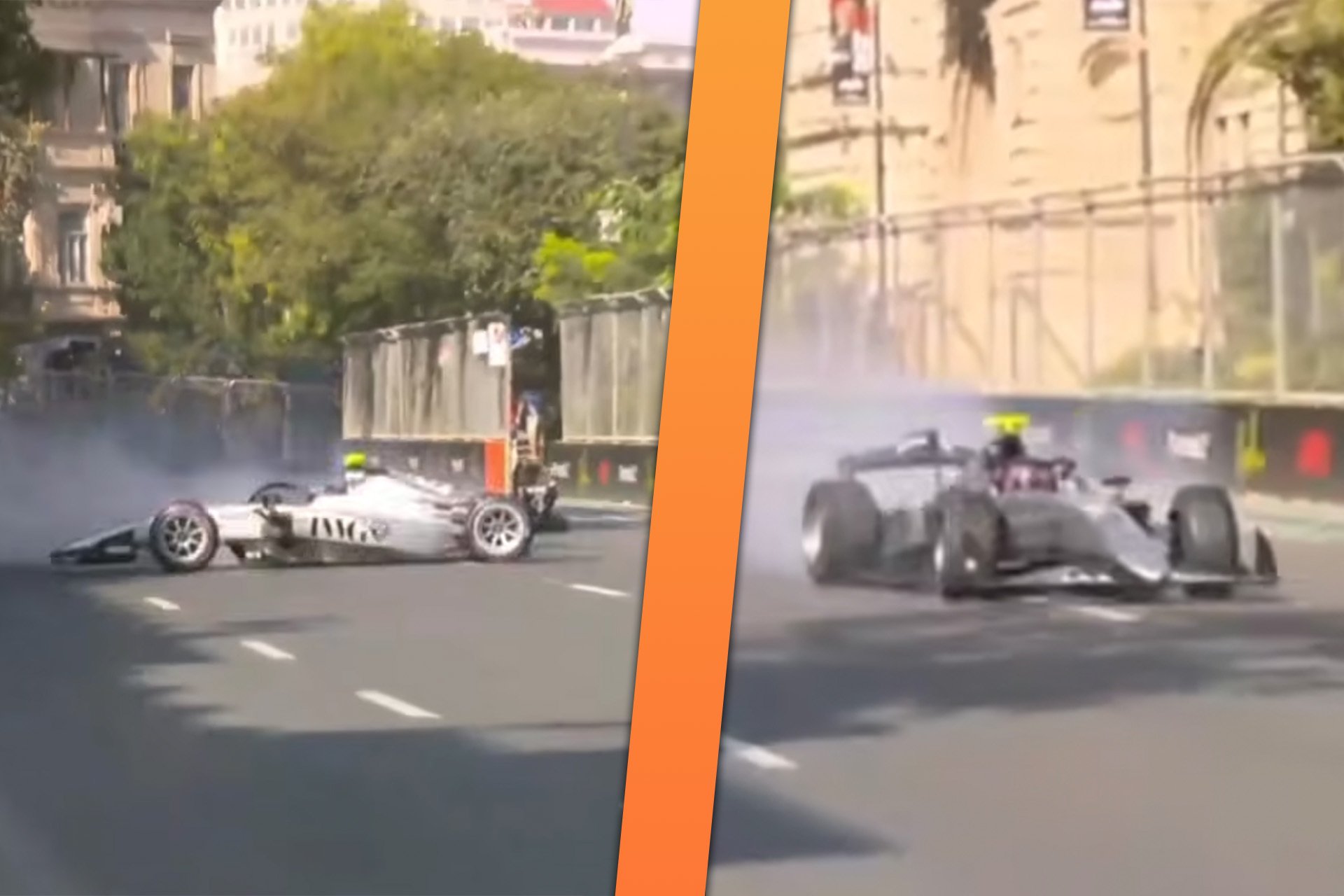 Colton Herta Selamatkan Mobil F2 dari Spin 150 MPH di Baku