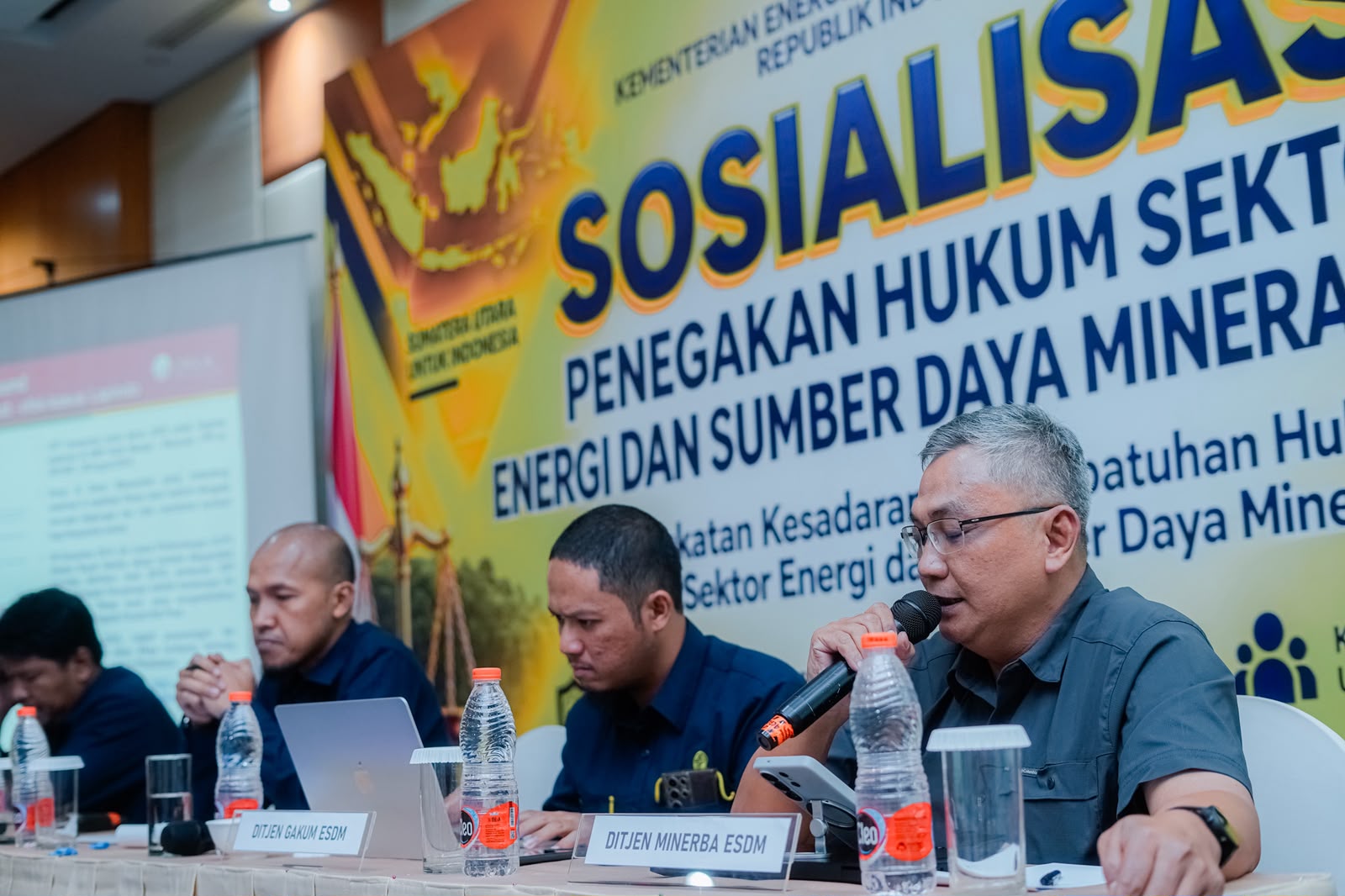 Kementerian ESDM Sosialisasi Penegakan Hukum Sektor ESDM di Medan, PT SMGP Berbagi Pengalaman Kepatuhan Usaha