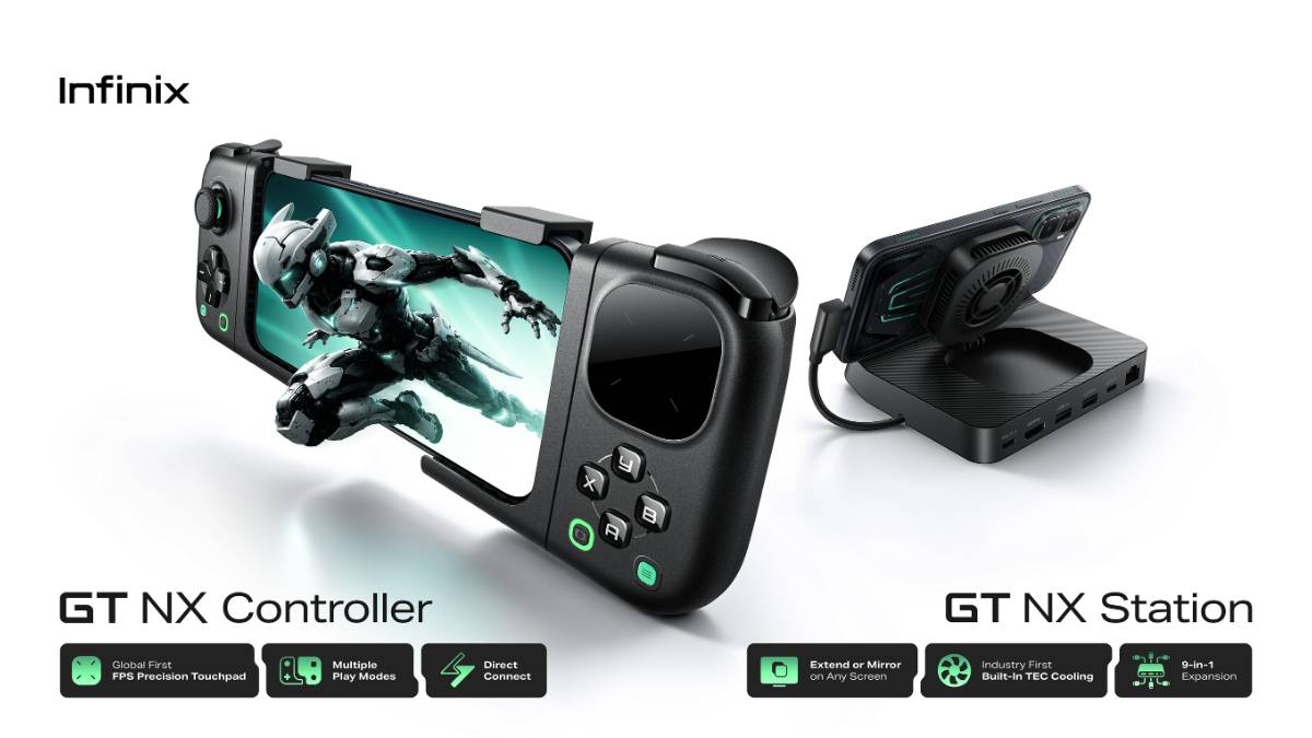 Infinix GT NX Controller Resmi, Touchpad Kaca Pixel-Level untuk Gaming