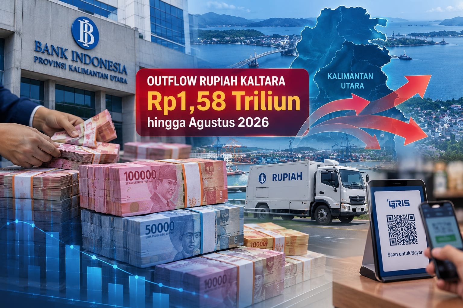 BI Kaltara Catat Arus Uang Keluar Rp 1,58 Triliun hingga Agustus 2026, Kepala Perwakilan Sebut Ikut Aktivitas Ekonomi