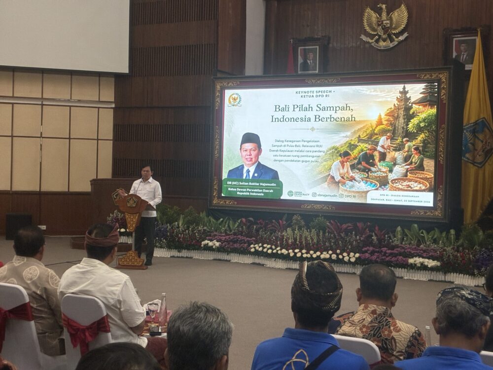 Ketua DPD RI Sebut Tata Kelola Sampah Bali Cermin Komitmen Lingkungan Indonesia di Forum Denpasar