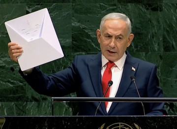 Netanyahu Bawa Antena Starlink ke Pidato PBB, Sindir Sensor Internet Iran