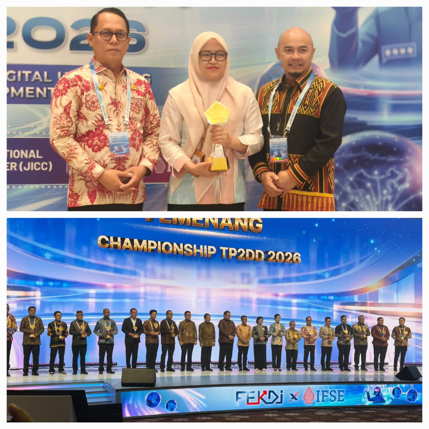 Pemprov Sulbar Raih Penghargaan TP2DD Provinsi Terbaik 2026 Wilayah Sulawesi di FEKDI Jakarta