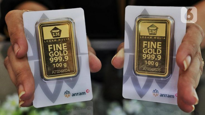 Harga Emas Antam Turun Rp15 Ribu, Kini Rp2.590.000 per Gram