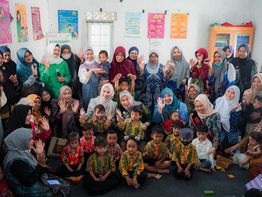 Bunda PAUD Banjarbaru Kunjungi 4 Lembaga, Ingatkan PAUD Adalah Dunia Bermain Bukan Beban Belajar