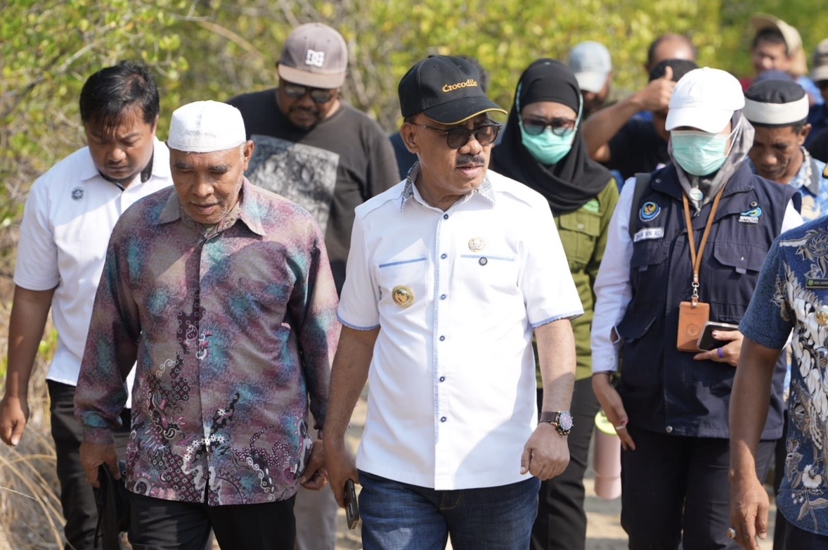 3 Desa di Halmahera Barat Jadi Sasaran KNMP, Bupati James Uang Cek Kesiapan Lahan