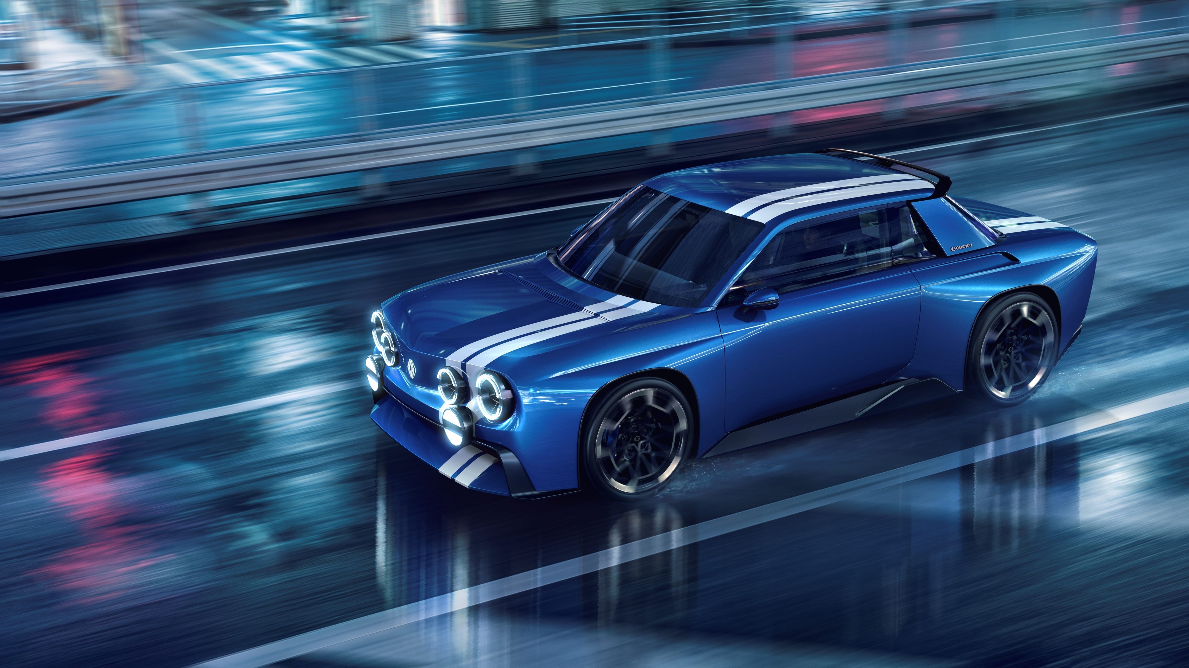 Renault 8 Gordini Concept Meluncur, Coupe RWD 270 HP Tanpa Produksi Massal