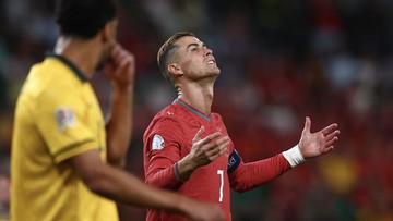 Ronaldo Gagal Cetak Gol, Portugal Tetap Menang 1-0 atas Wales