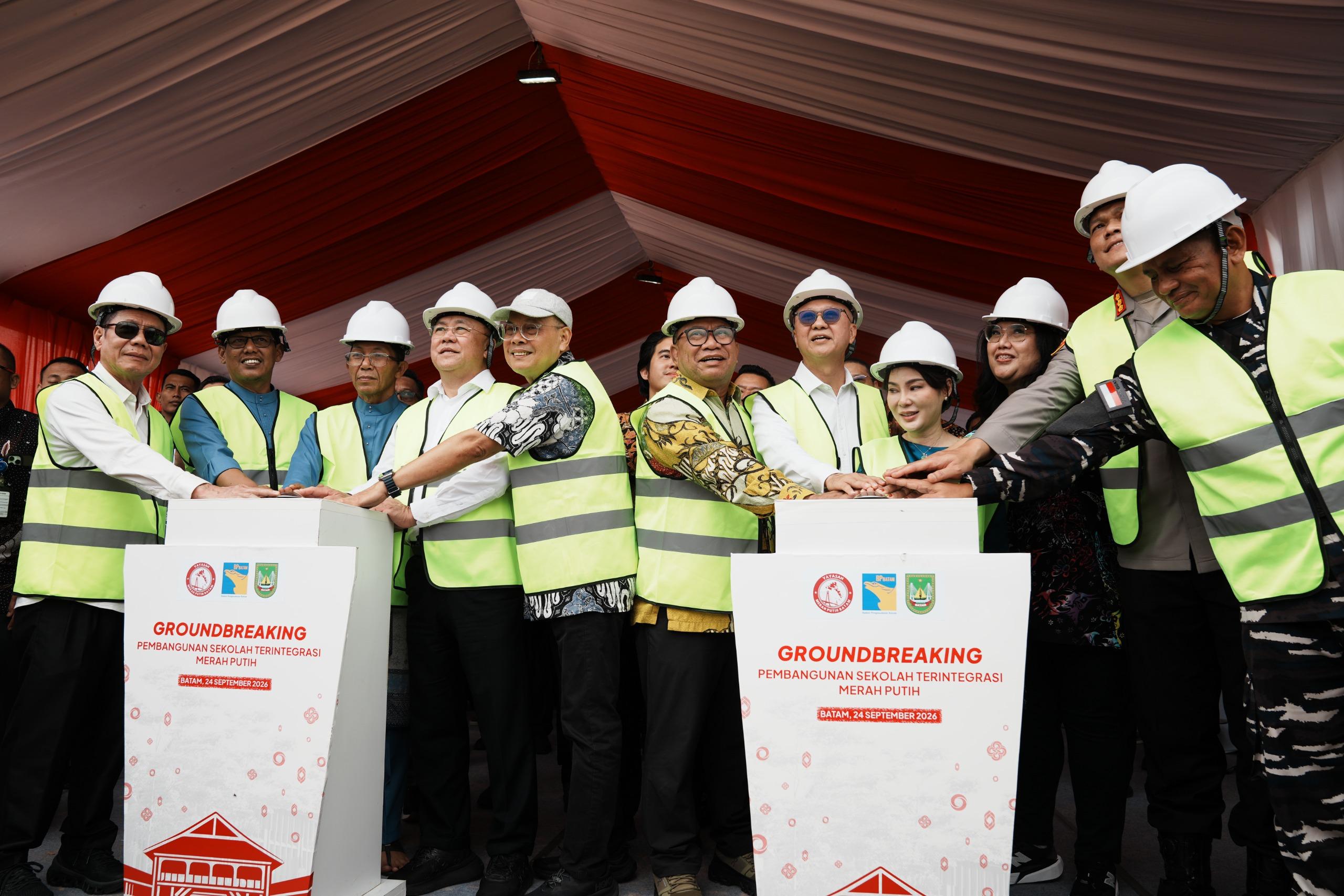 Sekolah Terintegrasi Merah Putih di Rempang Batam Mulai Dibangun di Lahan 18,5 Hektare, Target Rampung Akhir 2028