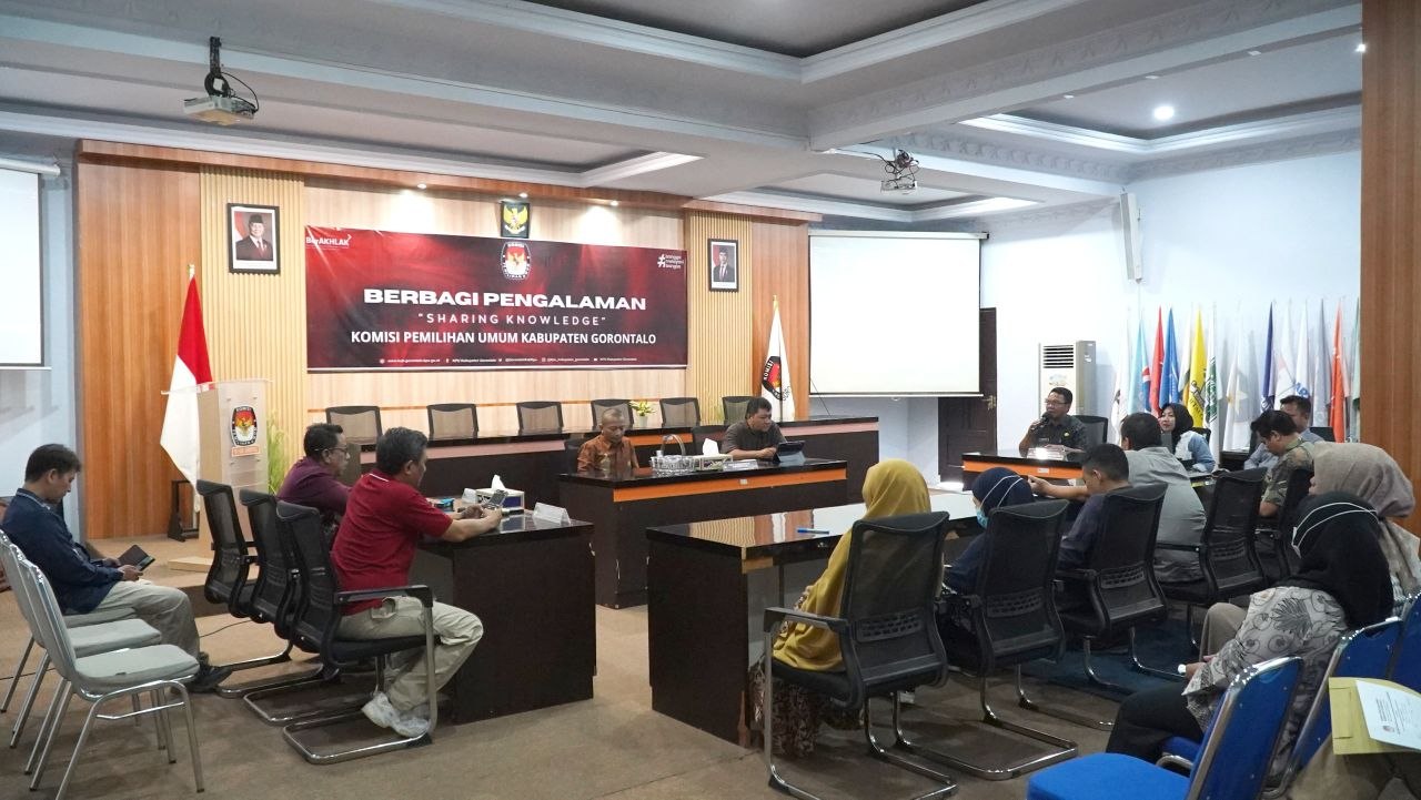 KPU Kabupaten Gorontalo Matangkan Evaluasi Data Pemilih Lewat Rakor Lintas Instansi, Hasil Coktas Triwulan III Jadi Bahan Validasi