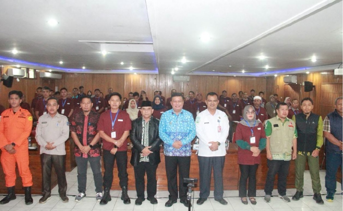 Wabup Katamso Buka Sekolah Lapang Iklim 2026, 50 Petani Tanjab Barat Dilatih Baca Data BMKG