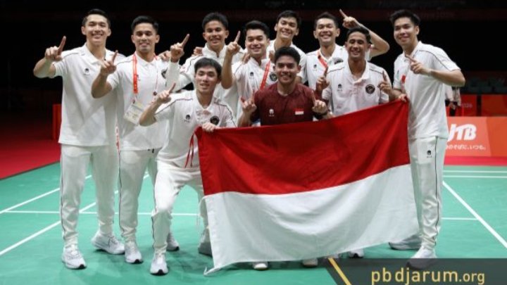 Tim Beregu Putra Bulu Tangkis Persembahkan Emas Pertama Indonesia di Asian Games 2026, Kontingen Naik 7 Peringkat