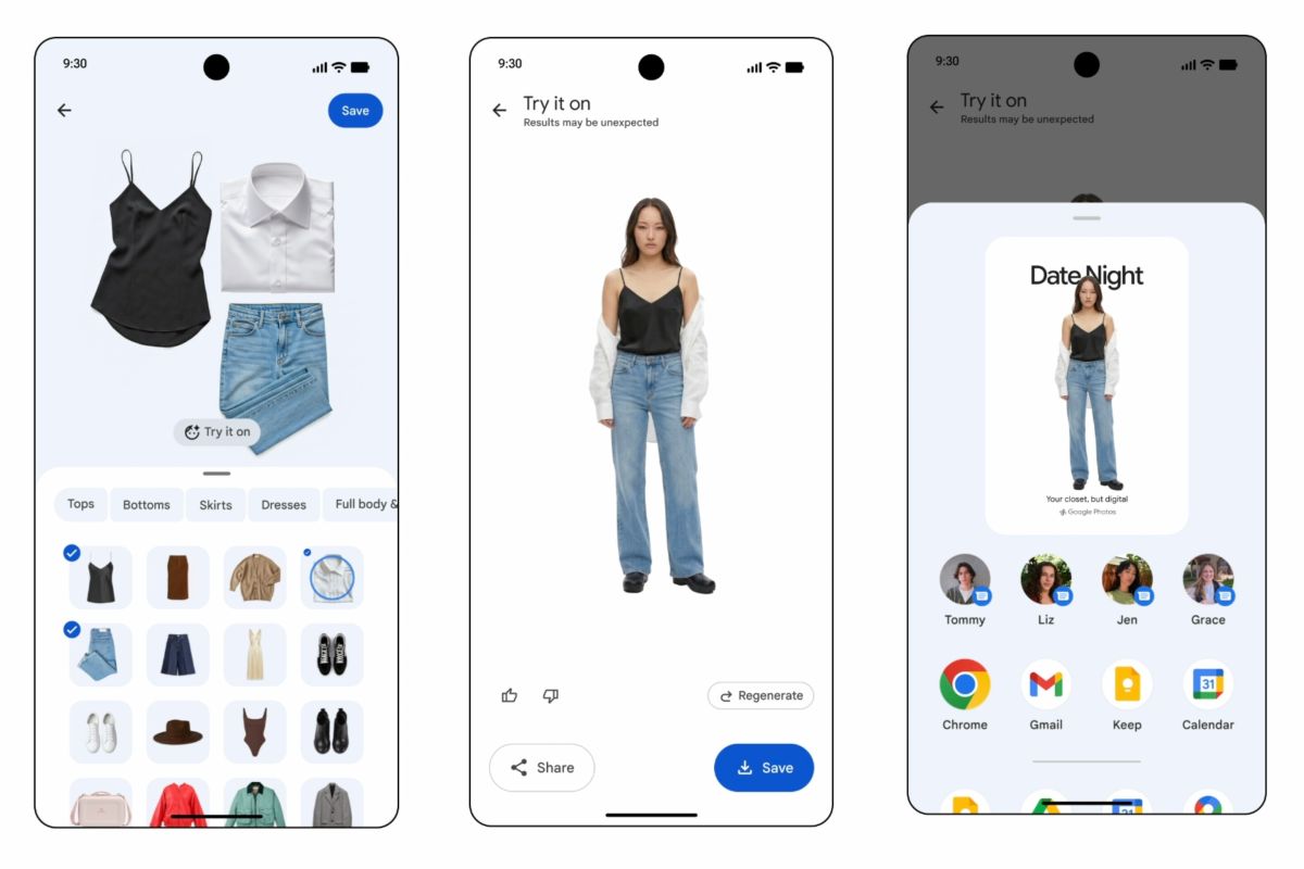 Google Photos Rilis Fitur Lemari Virtual AI di iOS dan Android