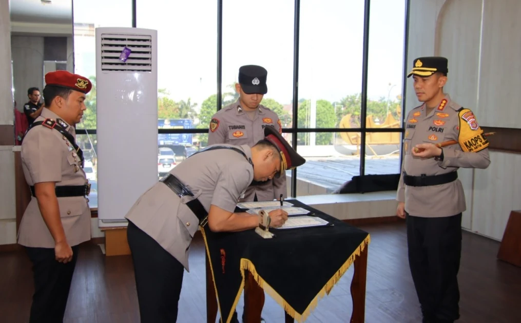 Kapolresta Bandar Lampung Ganti Kasat Reskrim, Kompol Regan Kusuma Wardani Gantikan Kompol Gigih Andri Putranto