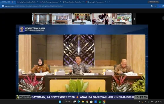 Kanwil Kemenkum Sulbar Usul MCU Jangkau Pejabat Daerah 2027, Pastikan Kesiapan Aplikasi Satria