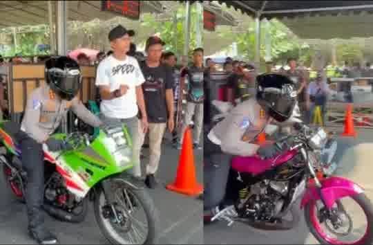 Dirlantas Polda Bengkulu Jajal Lintasan Kejurnas Dragbike Pantai Panjang, Siapkan Arena Resmi Tiap Akhir Pekan di 10 Kabupaten/Kota