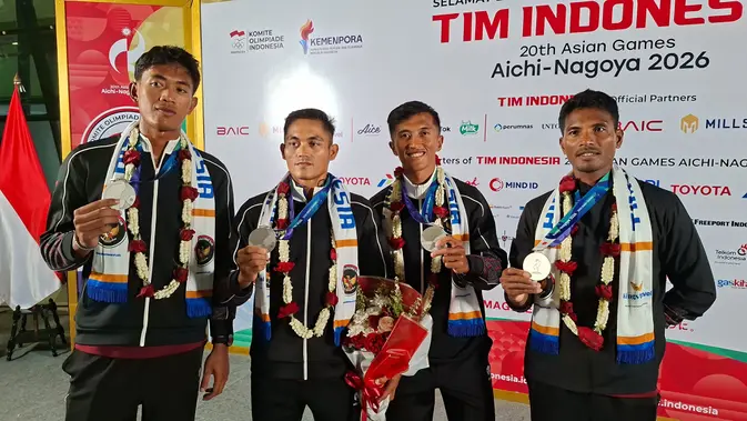 Tim Dayung Indonesia Raih 2 Perak Asian Games 2026, Target Terpenuhi