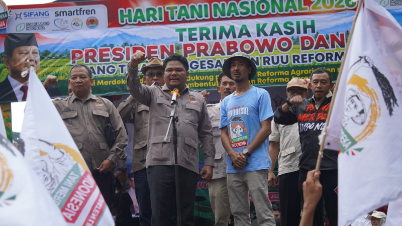2.000 Petani Padati Alun-alun Lebak, Don Muzakir Serukan Kawal UU Reforma Agraria