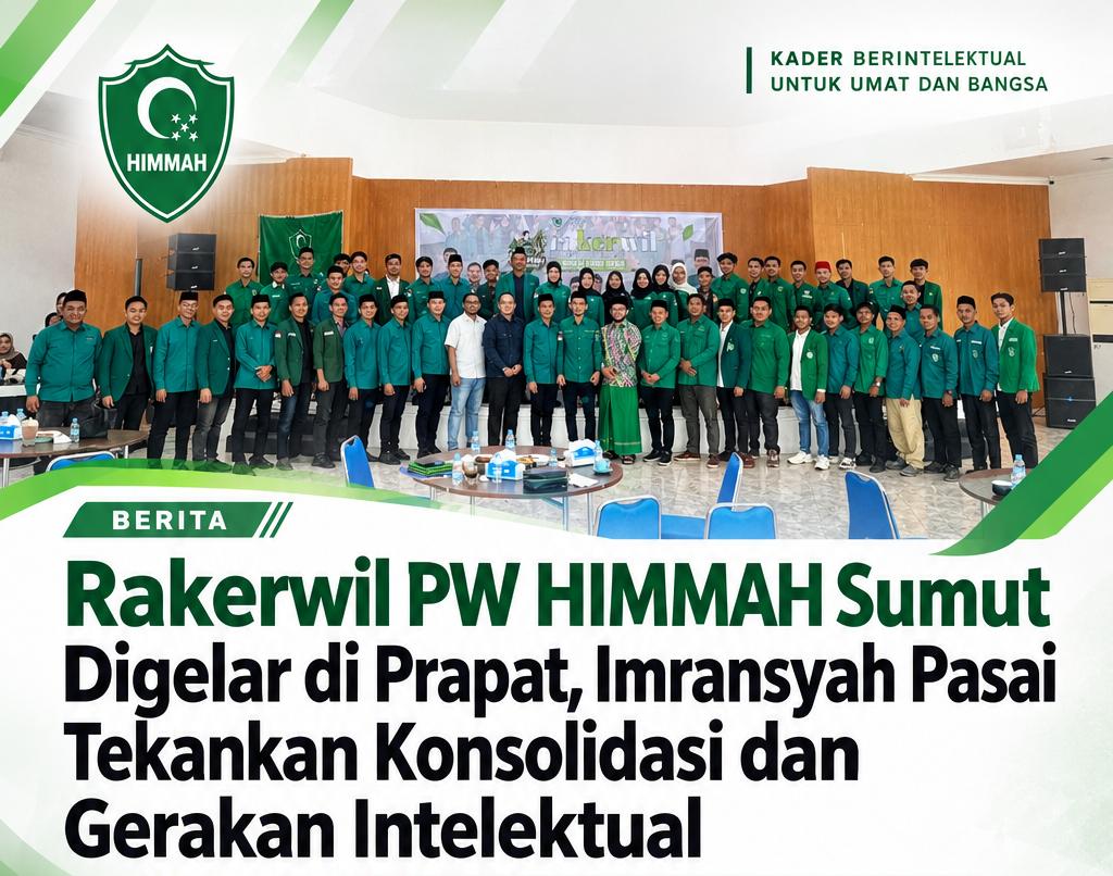 PW HIMMAH Sumut Gelar Rakerwil di Prapat, Teken MoU KTA Bank Sumut