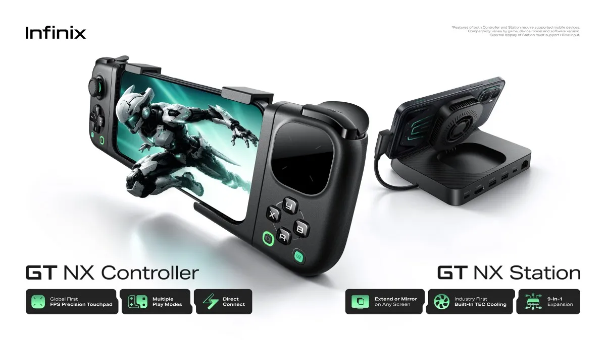 Infinix Rilis GT NX Controller dan GT NX Station untuk Gamer Smartphone