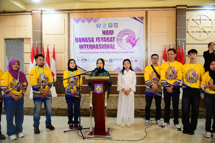 Wagub Gorontalo Idah Syahidah Dorong Warga Belajar Bahasa Isyarat di Peringatan HBII 2026