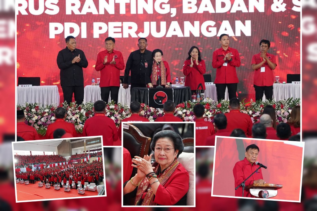 Megawati Soekarnoputri Kukuhkan Pengurus Ranting PDI Perjuangan se-Sulut, 10 Ribu Kader Padati Wale Ne Tou Tondano