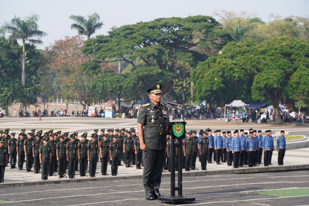 Pangdam III/Siliwangi Pimpin Upacara Palagan Utama di Taman Bandung Lautan Api, 200 Peserta Ikuti Peringatan HUT ke-81 TNI