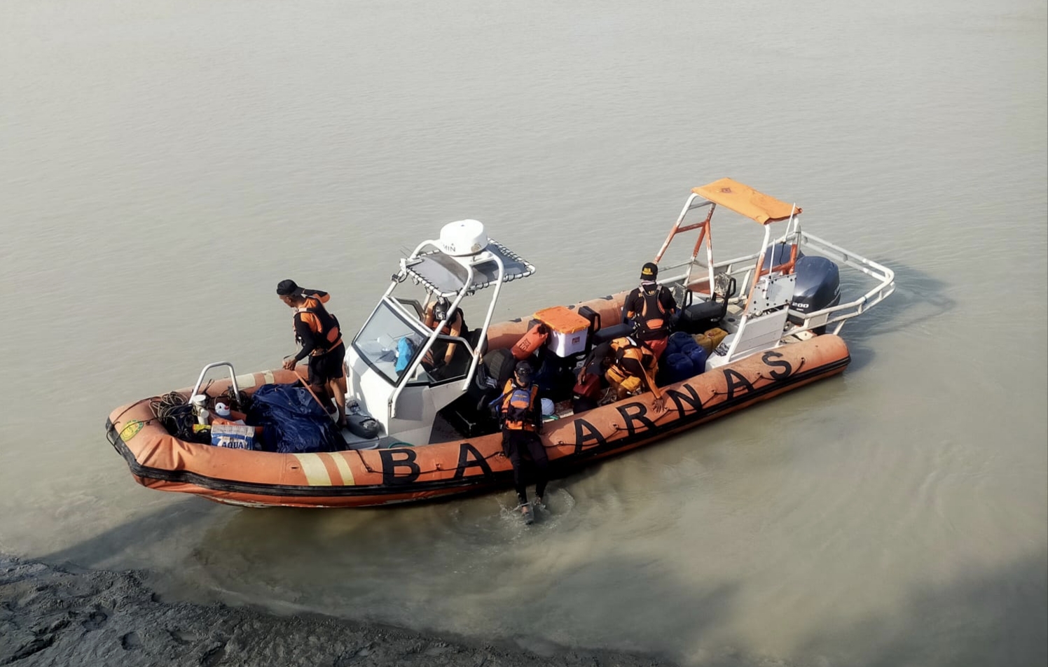 Tim SAR Merauke Cari ABK KMN Adifa yang Terjatuh ke Laut Saat Pasang Jaring di Perairan Torasi