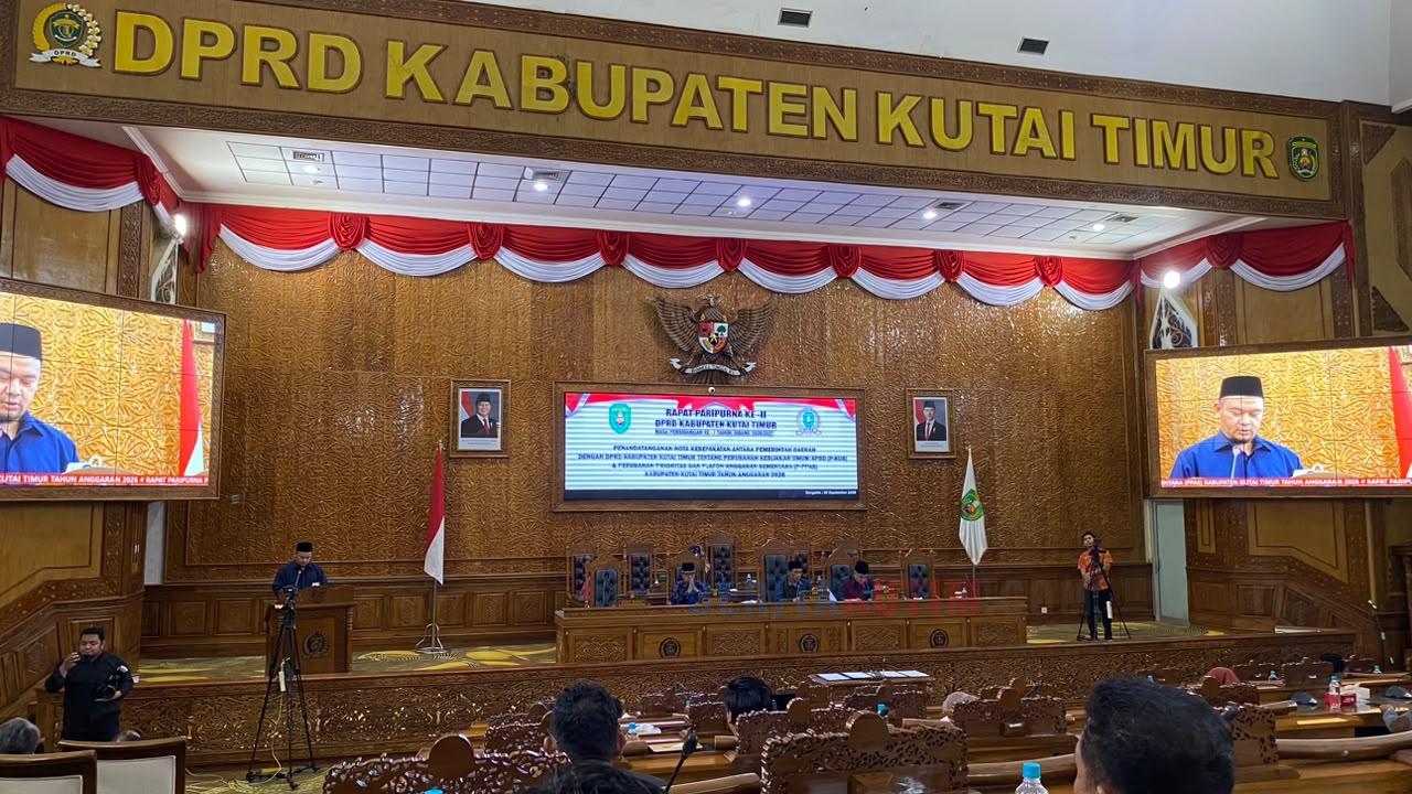 Pemkab Kutim dan DPRD Sepakati Pendapatan Perubahan APBD 2026 Rp6,408 Triliun, Defisit Rp19 Miliar Ditutup SiLPA