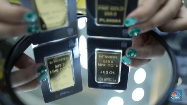 Harga Emas Antam Turun ke Rp2.629.000, UBS dan Antam Retro Justru Naik