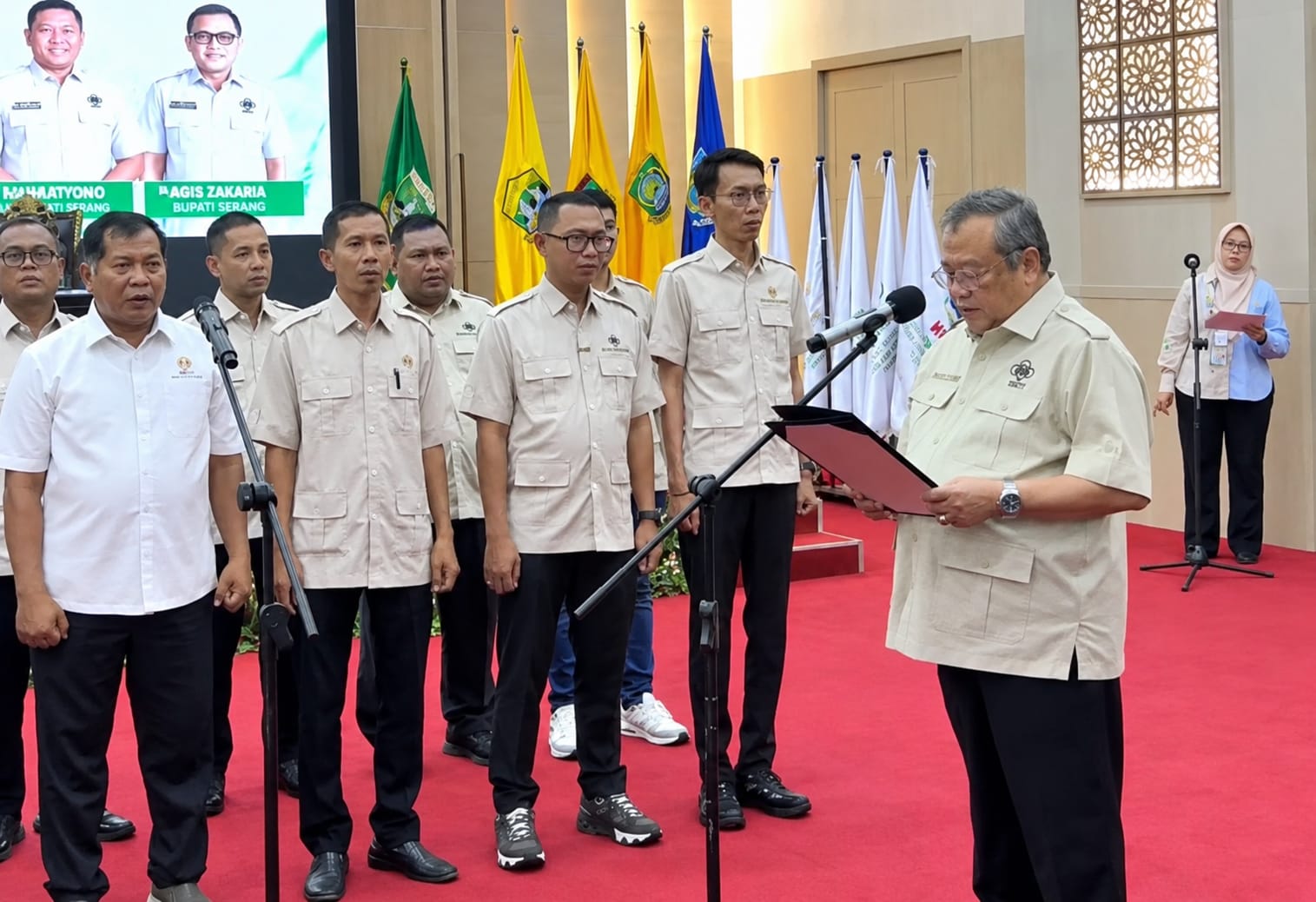 Ketua Fraksi Gerindra DPRD Kabupaten Serang Ahmad Muhibbin Pimpin HKTI 2026-2031, Dilantik di KP3B