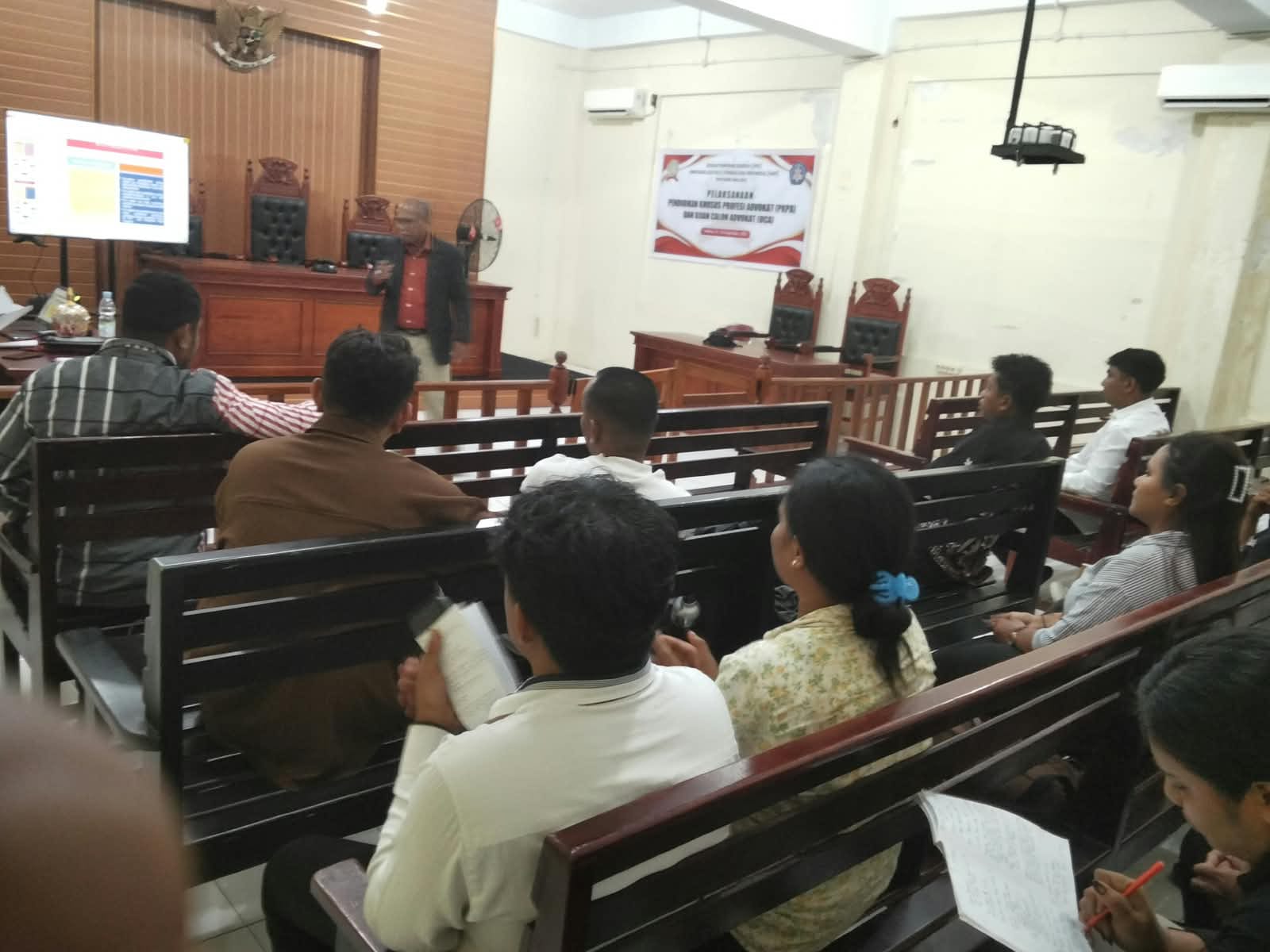 22 Calon Advokat Maluku Ikuti PKPA dan UCA HAPI, Dibekali Kompetensi Hukum hingga Kode Etik Profesi
