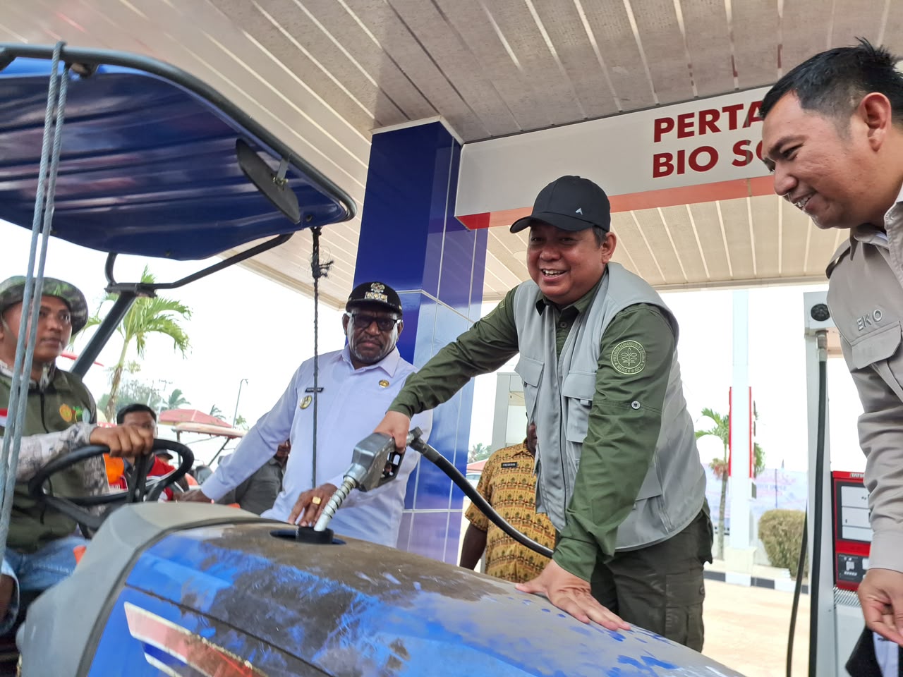 SPBU Tanah Miring Merauke Resmi Khusus Petani, Pertama di Indonesia Timur