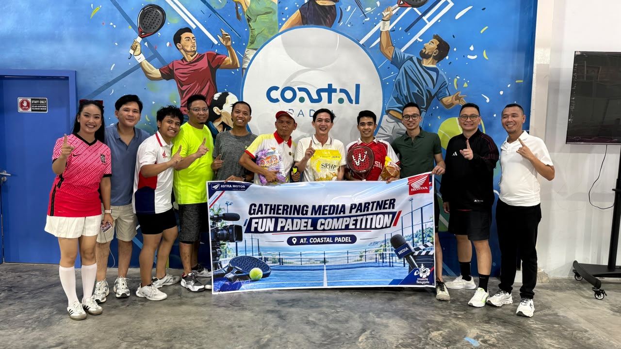 Astra Motor Bengkulu Gelar Fun Padel Competition Bersama Media Partner, Hendrik Budiman Juara Pertama