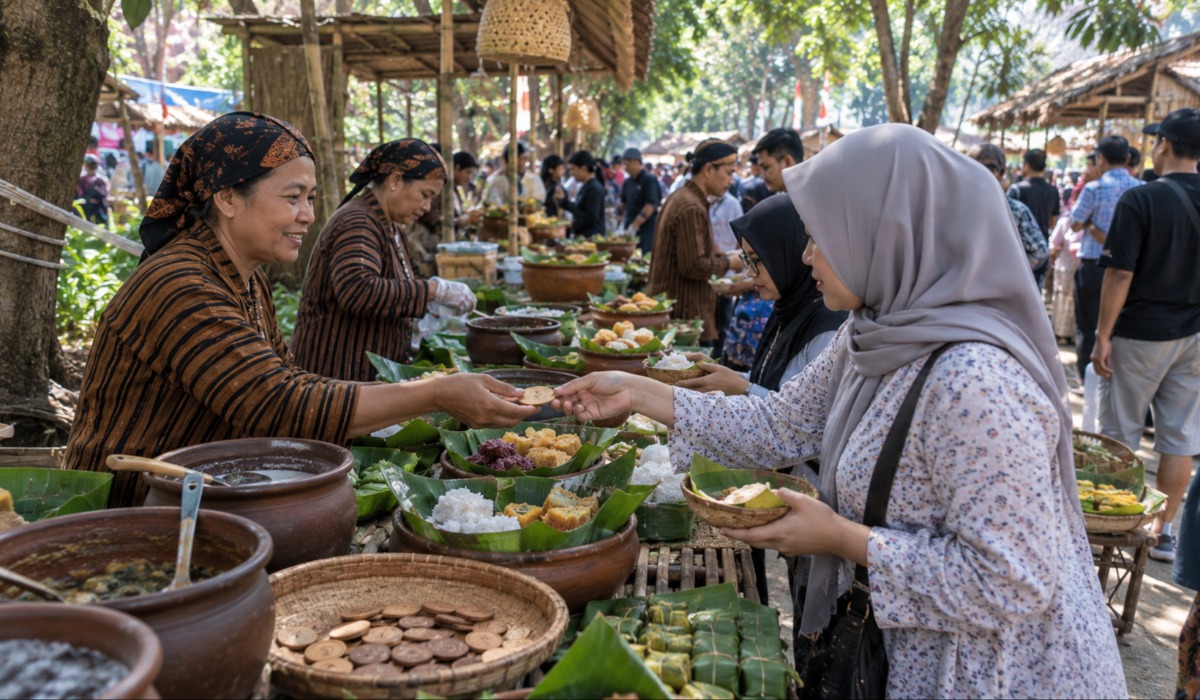 Pasar Kamis Wage Penggarit Pemalang Hadir Sebulan Sekali, Transaksi Wajib Pakai Koin Klitik Kayu